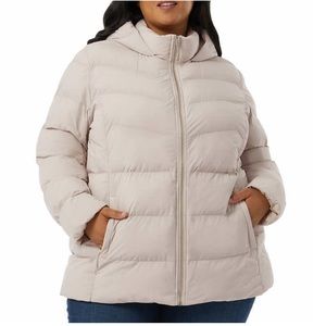 NWT 🩶 32 Degrees Ladies' Lightweight Winter Tech Jacket Light Gray Plus-Size 3X
